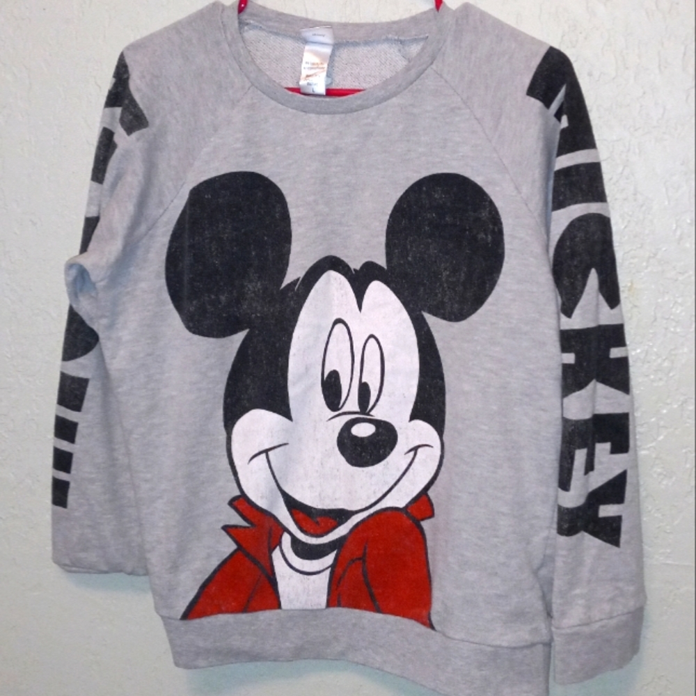 Grey Disney Mickey Mouse Sweatshirt